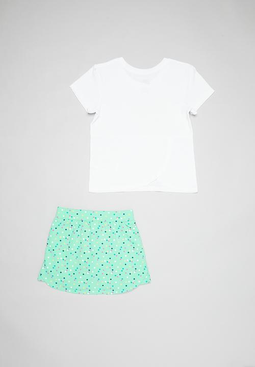 Nike - Nike girls dot scooter set - green & white 