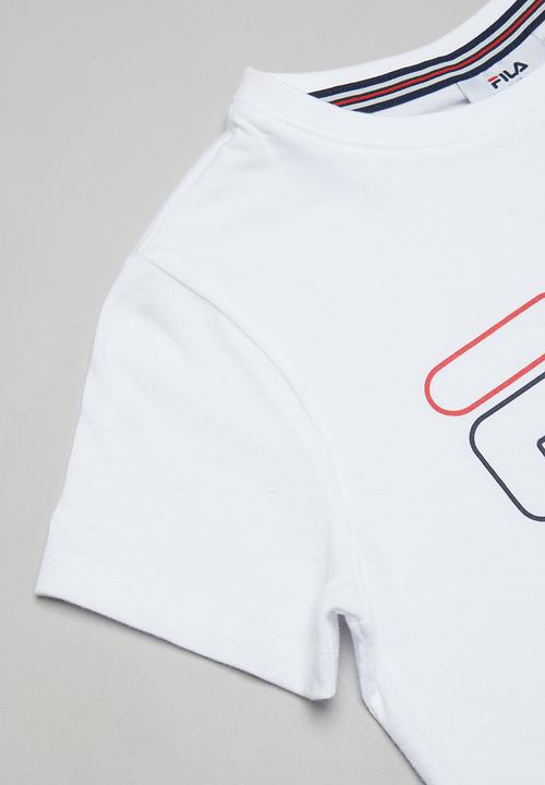 FILA - Storm crop box tee - white