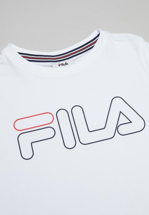 FILA - Storm crop box tee - white