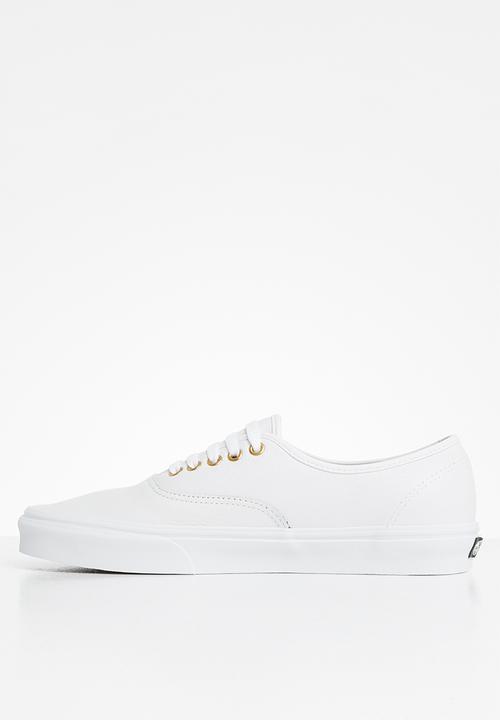 Vans - Ua authentic - (leather) true white/true white