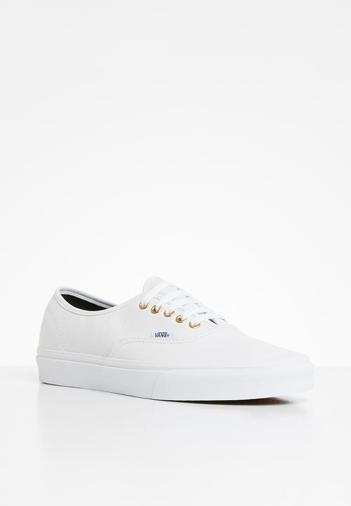 Vans - Ua authentic - (leather) true white/true white