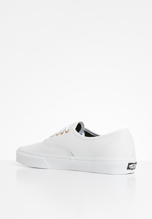Vans - Ua authentic - (leather) true white/true white