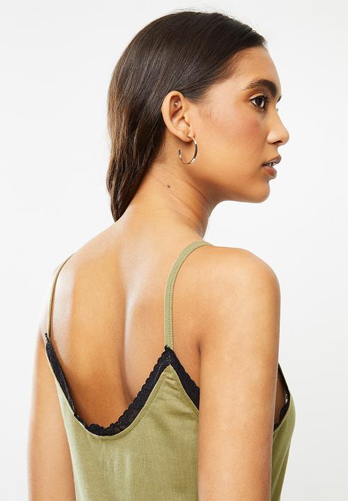 Fox - Die hard lace tank - olive