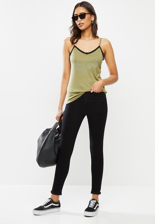 Fox - Die hard lace tank - olive