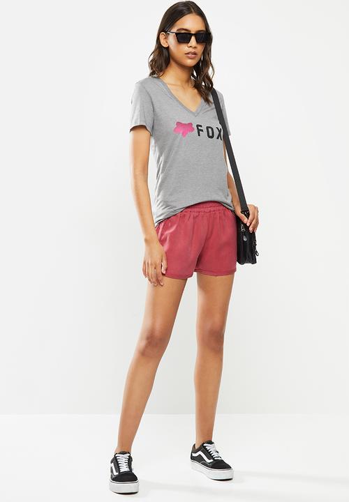 Fox - Back in the saddle short - dusty red
