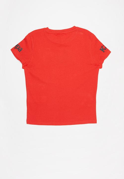 KAPPA - Authentic riter tee - red & black