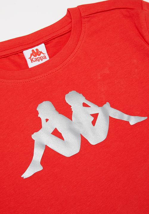 KAPPA - Authentic riter tee - red & black