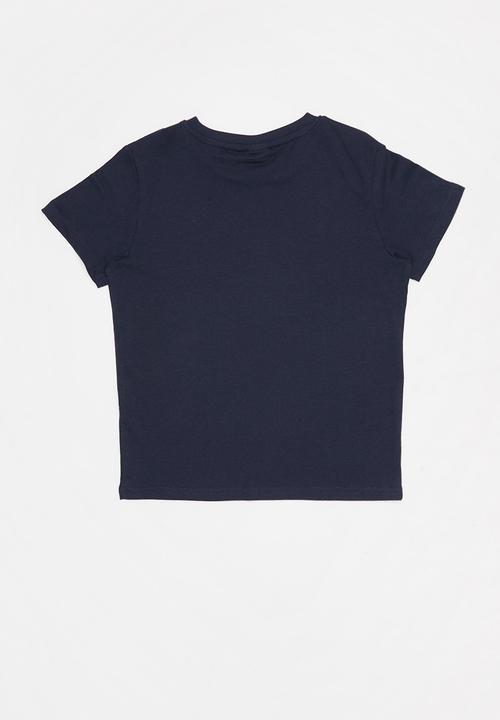 KAPPA - Authentic stardot tee - navy & white