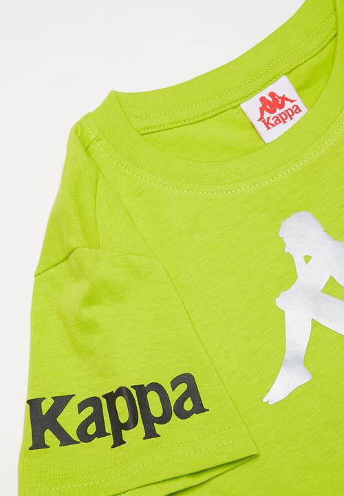 KAPPA - Authentic riter tee - green & black