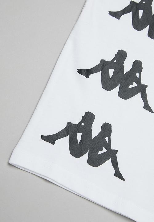 KAPPA - Authentic stardot tee - white & black