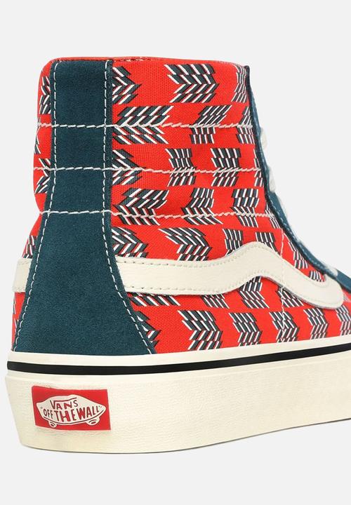 Vans - SK8-Hi 138 decon sf - (mod checkerboard) atlantic deep/antique white