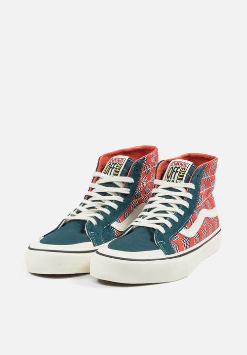 Vans - SK8-Hi 138 decon sf - (mod checkerboard) atlantic deep/antique white