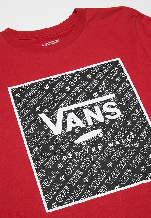Vans - Print box boys - red