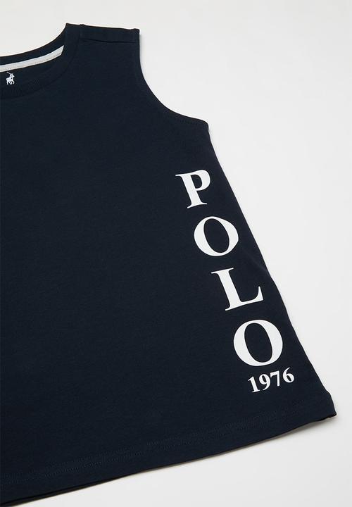 POLO - Boys bryan printed vest - navy