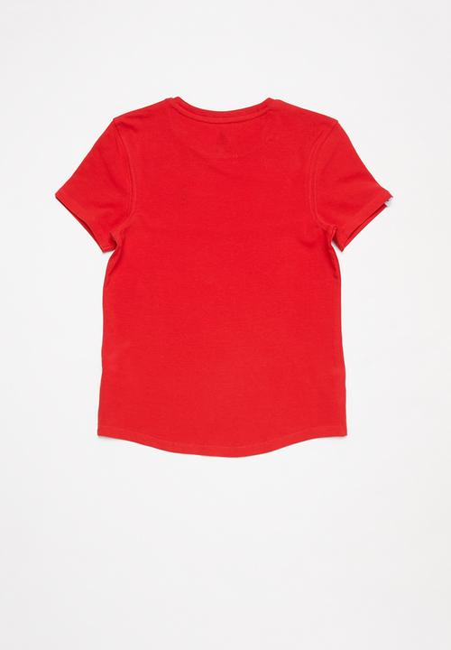 POLO - Girls kelly short sleeve tee - red
