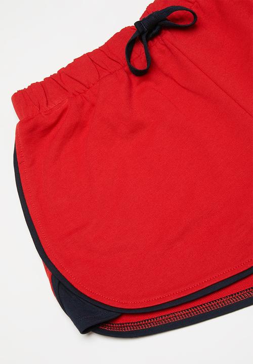 POLO - Girls megan short - red
