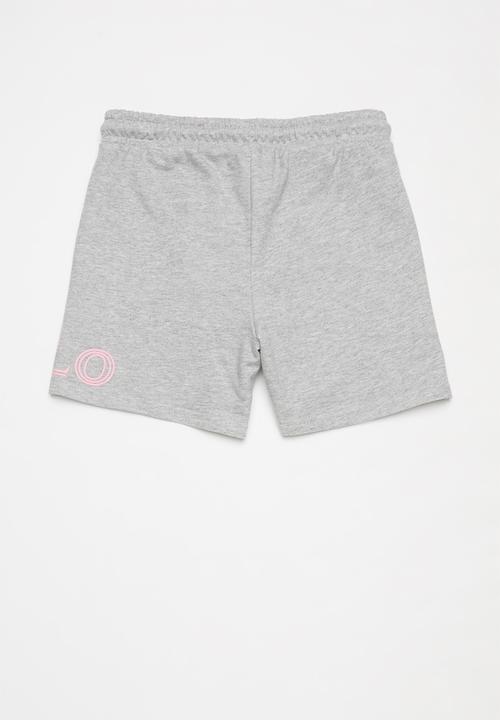 POLO - Girls hannah printed short - grey