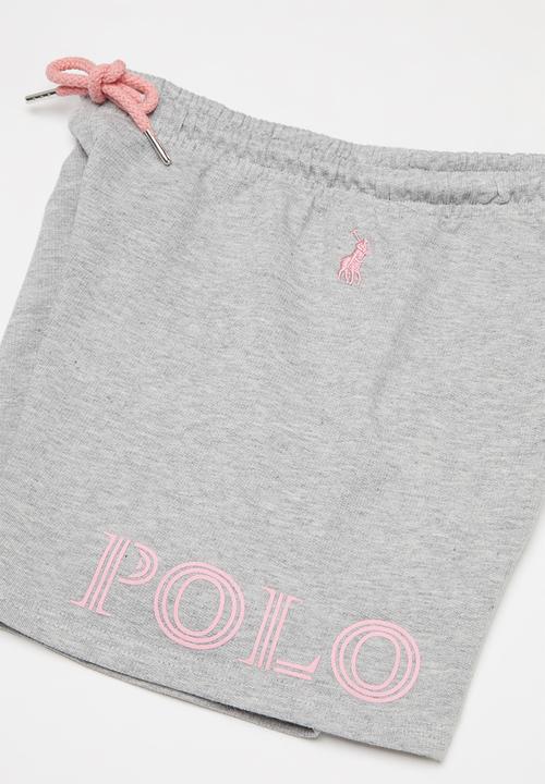 POLO - Girls hannah printed short - grey