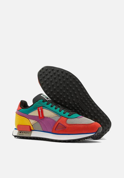 PUMA Select - Future Rider HF The Hundreds - molten lava-amethyst-puma white