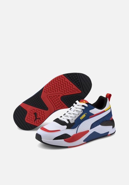 PUMA - X-ray 2 square pack - puma white-limoges-puma black-gray violet-high risk red