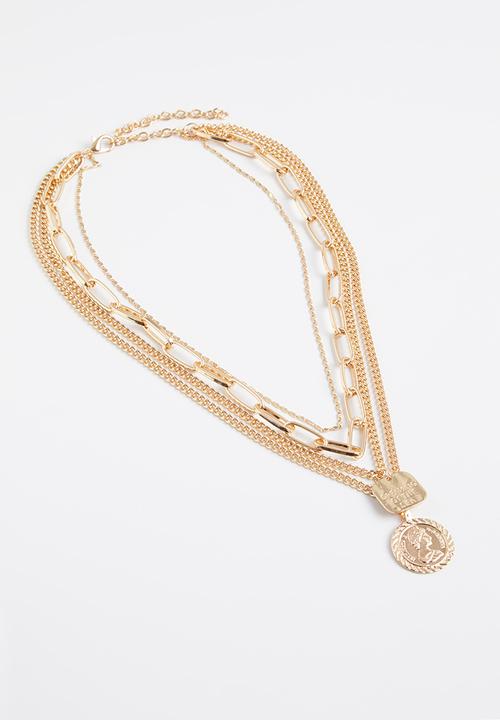 Superbalist - Scarlet layered necklace - gold