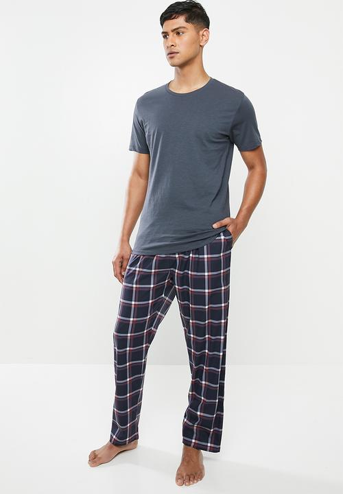 Superbalist - Scoop neck short sleeve sleep tee - navy