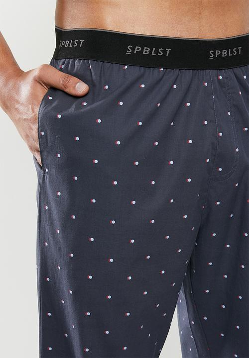 Superbalist - Woven sleep pants - navy
