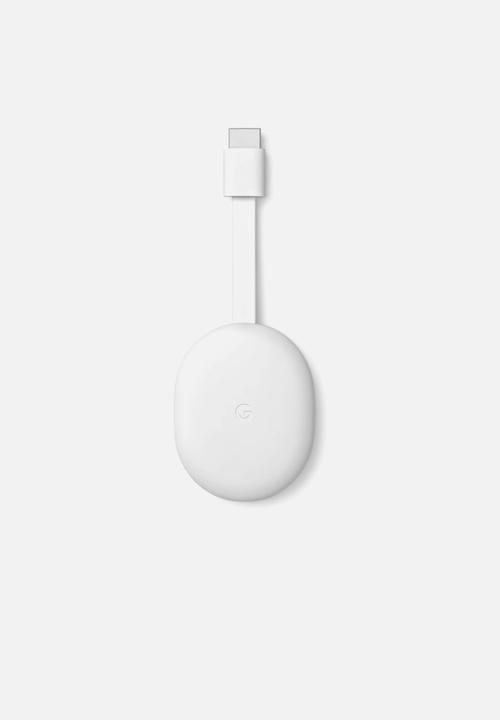 Google - Chromecast 4 with Remote - Snow