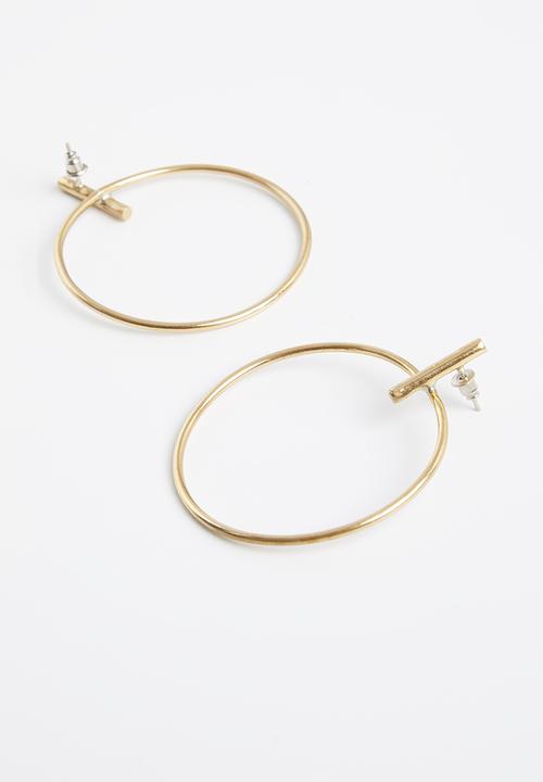 Tessa Design - Brynne hoop earrings - gold