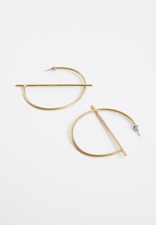 Tessa Design - Alice hoop earrings - gold