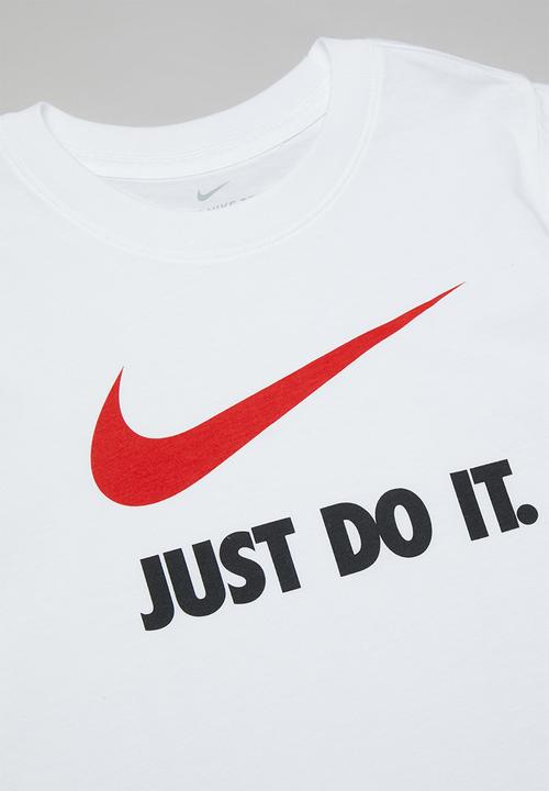 Nike - Boys nike sportswear tee jdi swoosh - white
