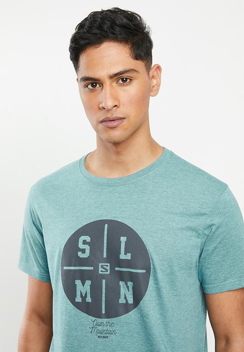Salomon - Community short sleeve tee m - green 