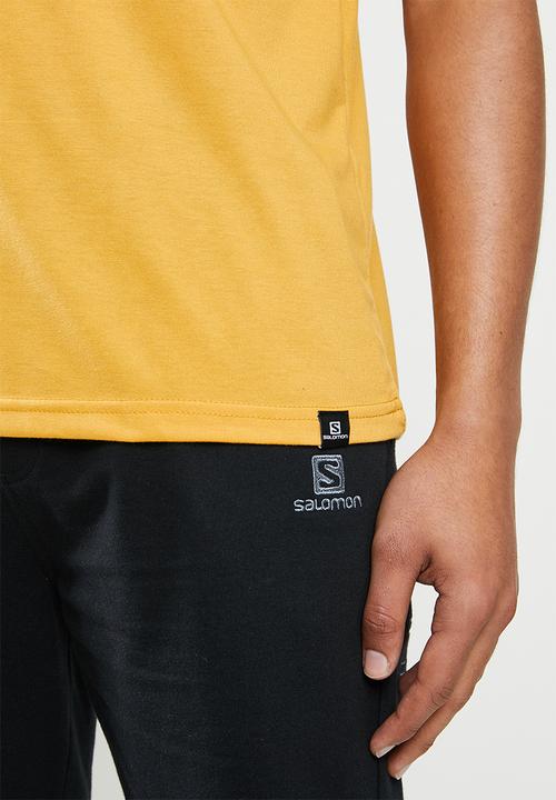 Salomon - Community short sleeve tee - yellow 