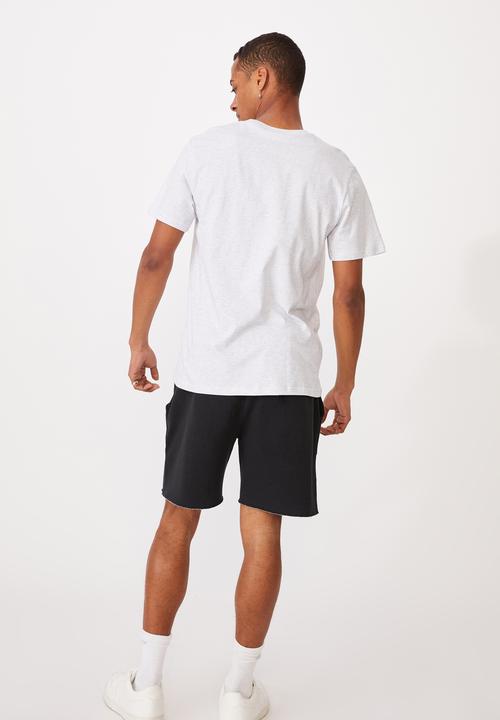 Cotton On - Tbar text T-shirt  - white