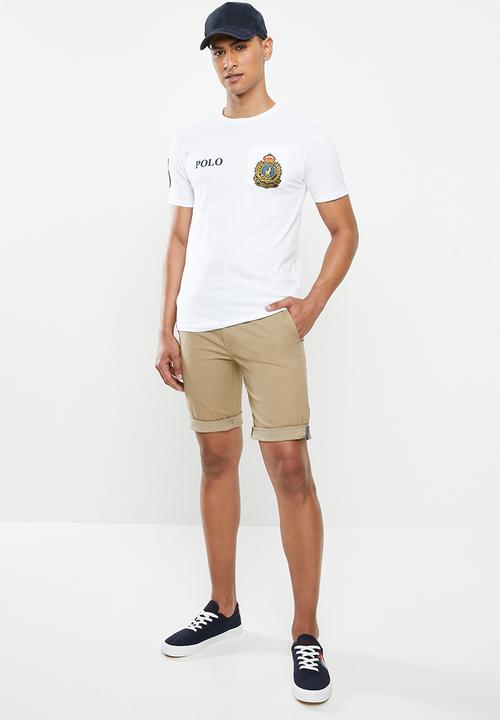 POLO - Marlon equestrian tee - white