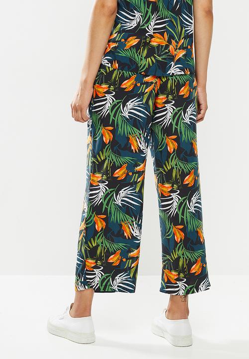 edit - Relaxed fit highwaist pant - multi 