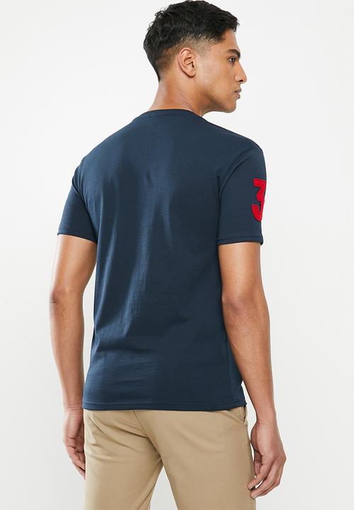 POLO - Marlon equestrian tee - navy