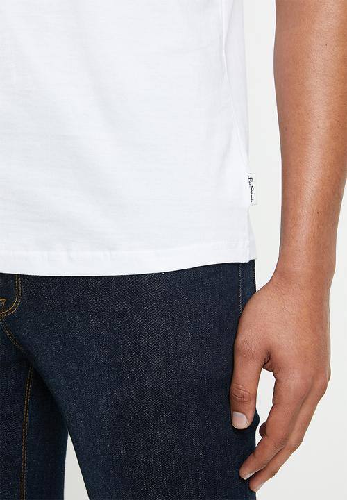 Ben Sherman - Broken target tee -white