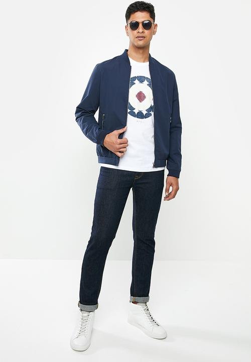 Ben Sherman - Broken target tee -white