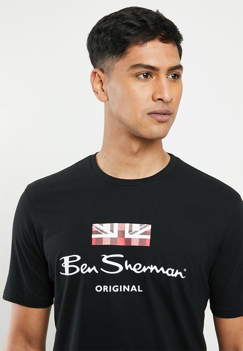 Ben Sherman - Chest print tee - black