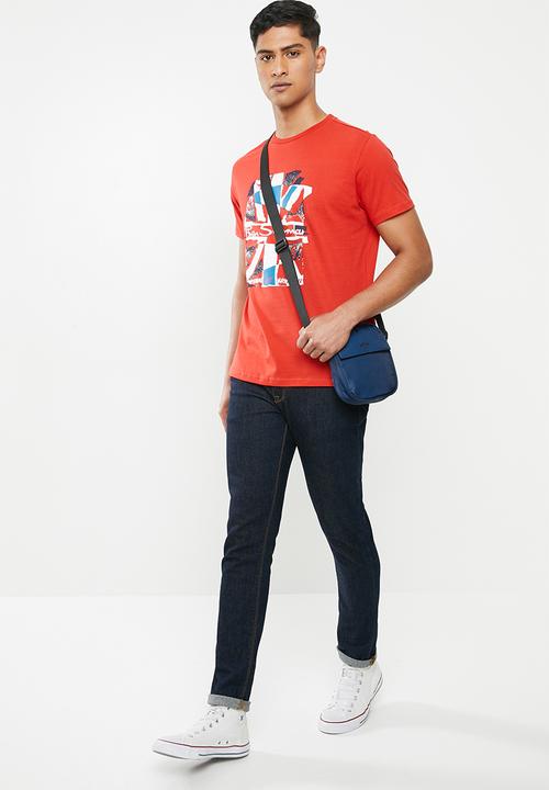 Ben Sherman - Union jack tee - red