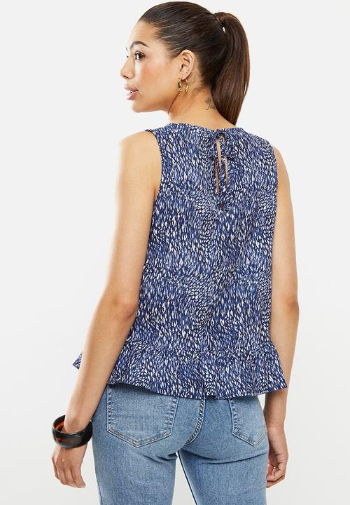 edit - Frill hem vest - multi 