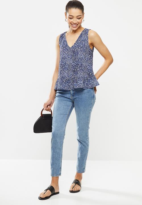 edit - Frill hem vest - multi 