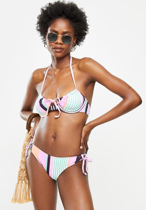 Lizzy - Arbor underwire bikini top with removable padding - multi 