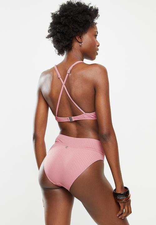 Lizzy - Hansinka high waisted bikini bottoms - pink