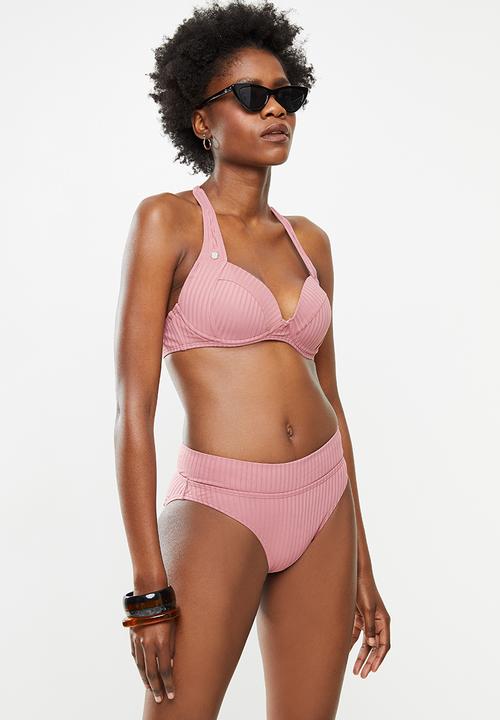 Lizzy - Hansinka high waisted bikini bottoms - pink