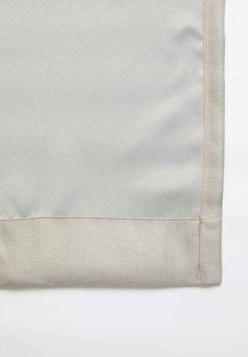 Sixth Floor - Metro self-lined taped curtain - natural