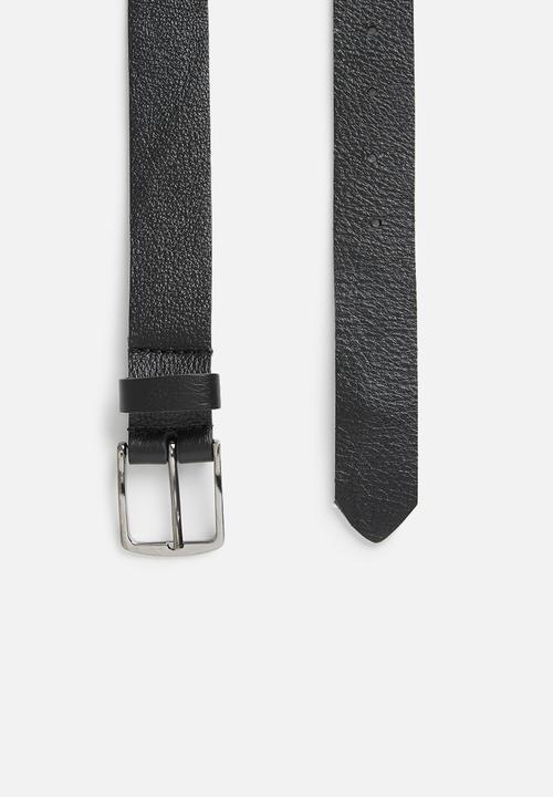Superbalist - Jaden leather belt - black