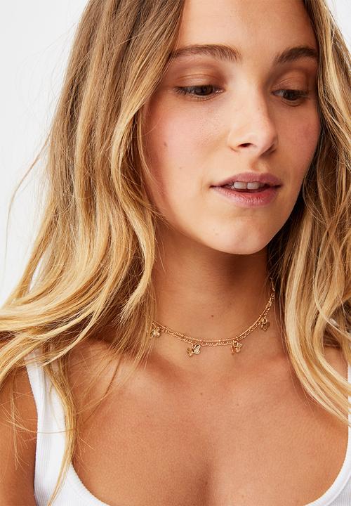 Rubi - Treasures luxe choker - butterfly gold