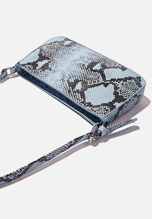 Rubi - Lexi underarm bag - blue multi texture